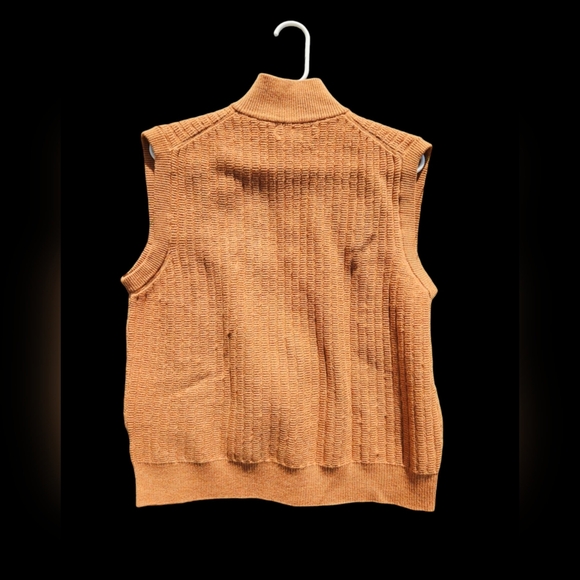 Robert Talbott Sleeveless Knit Zip-Up Vest - Made in Italy - Size Large - Picture 3 of 4